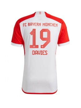 Billige Bayern Munich Alphonso Davies #19 Hjemmedrakt 2023-24 Kortermet